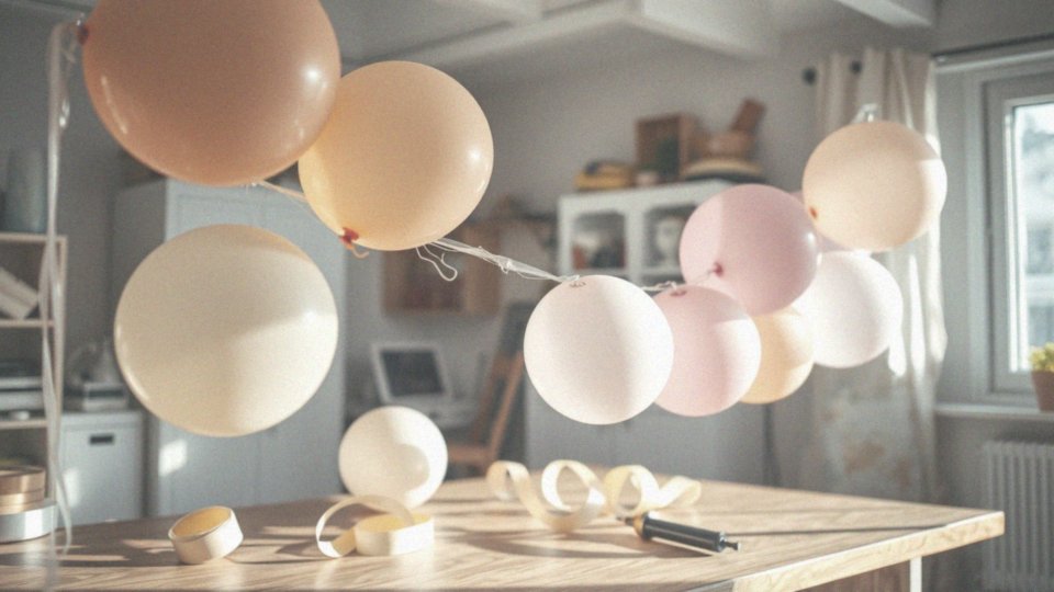 Jak wykonać girlandę z balonów do łuku?