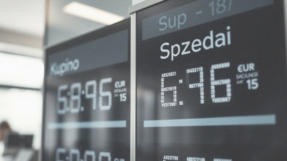 Co to jest spread i jak wpływa na wymianę euro?