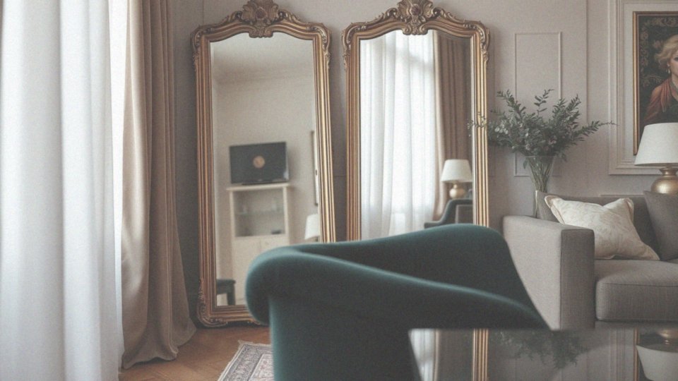 Jakie lustra najlepiej wkomponować w elegancki wystrój salonu?