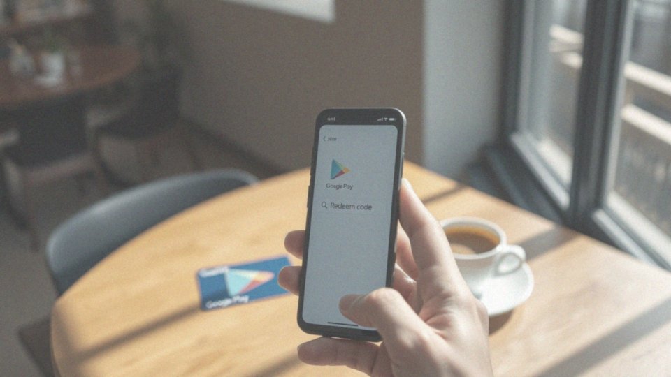 Jak wykorzystać kod doładowania Google Play?