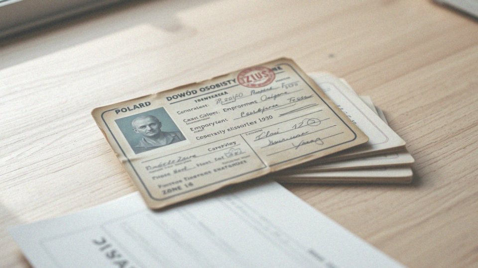 Jakie lata pracy mogą być uznane na podstawie starego dowodu osobistego?