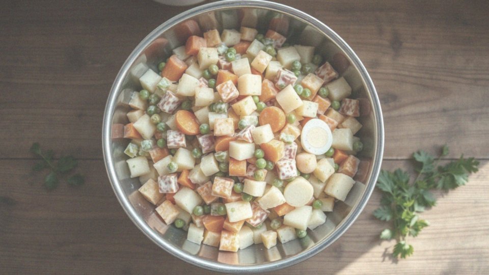 Sałatka jarzynowa na 30 osób – przepis i przygotowanie krok po kroku
